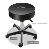 Supportive Adjustable Hydraulic Rolling Swivel Stool
