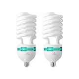 85 Watt Spiral E26/E27 Compact Fluorescent CFL Light Bulb 4760LM 6500K Daylight, Set of 2