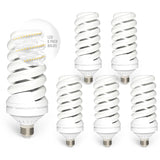 Copy of LED 30W Photo Light Bulb 300W Equivalent CFL Replacement Pure White Daylight E26/E27 6500K 3000 Lumen, Set of 6