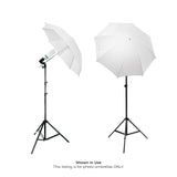 White Translucent Photo Umbrella (33 inch), Set of 2