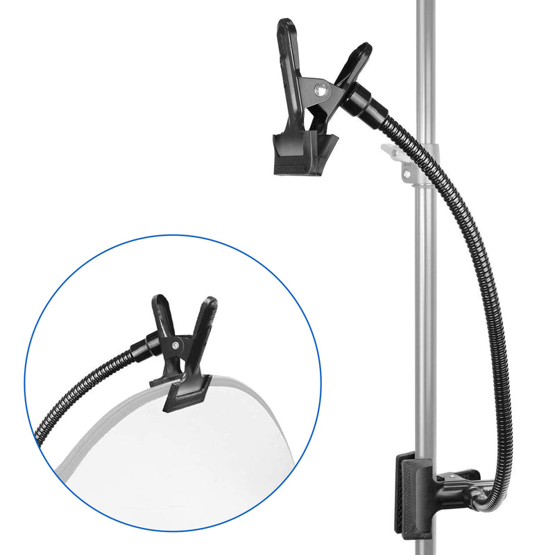 20.5 in Flex Gooseneck Arm with Clamp Clips