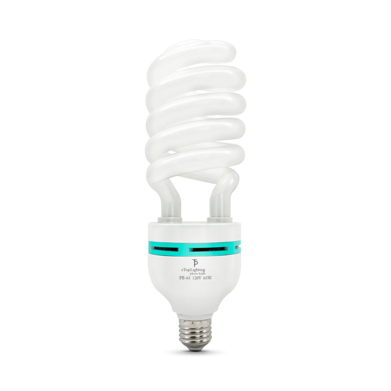 65 Watt Spiral E26/E27 Compact Fluorescent CFL Light Bulb 3460LM 6500K Daylight, Set of 4