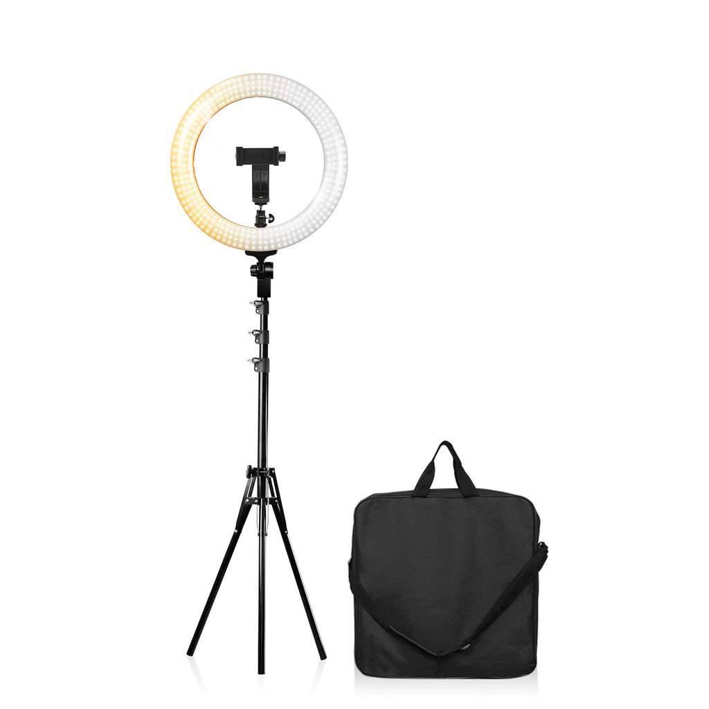 LED 14 Inch Dimmable Ring Light Complete Kit – LimoStudio