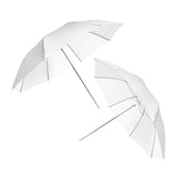 White Translucent Photo Umbrella (33 inch), Set of 2