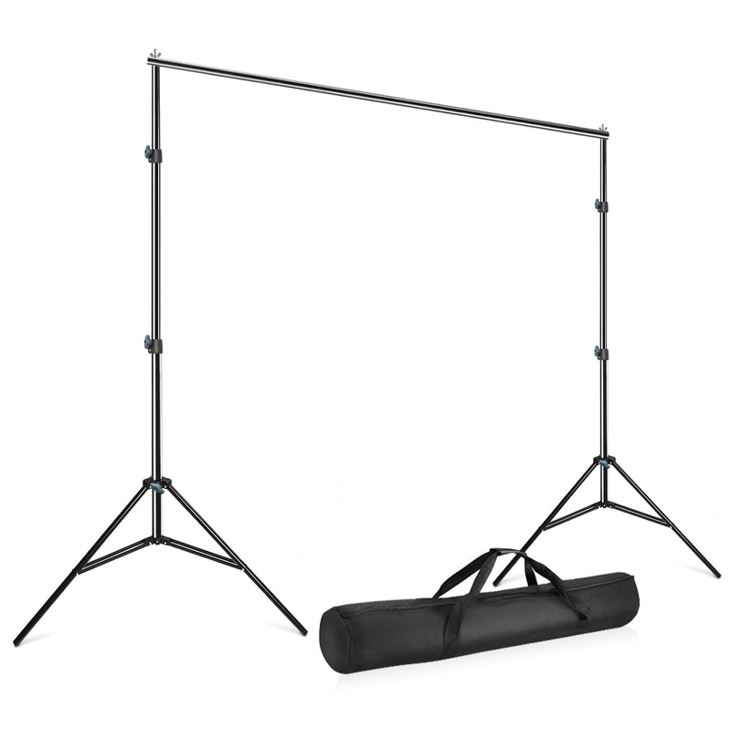 10.1 x 7.4 feet (W x H) Length Adjustable Backdrop Support System