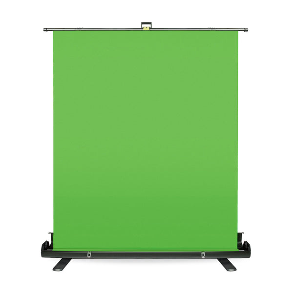 5 x 6 ft. Green Chromakey Screen Retractable Pop-up Style Backdrop Stand