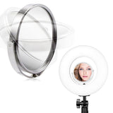 8 Inch Dimmable Brightness Mini LED Ring Light with Table top Flexible Gooseneck Stand