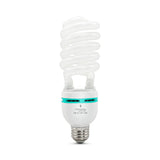 45 Watt Spiral E26/E27 Compact Fluorescent CFL Light Bulb 2100LM 6500K Daylight, Set of 4
