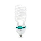 105 Watt Spiral E26/E27 Compact Fluorescent CFL Light Bulb 5800LM 6500K Daylight, Set of 2