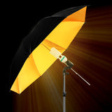Black & Gold Photo Umbrella (33 inch), Set of 2