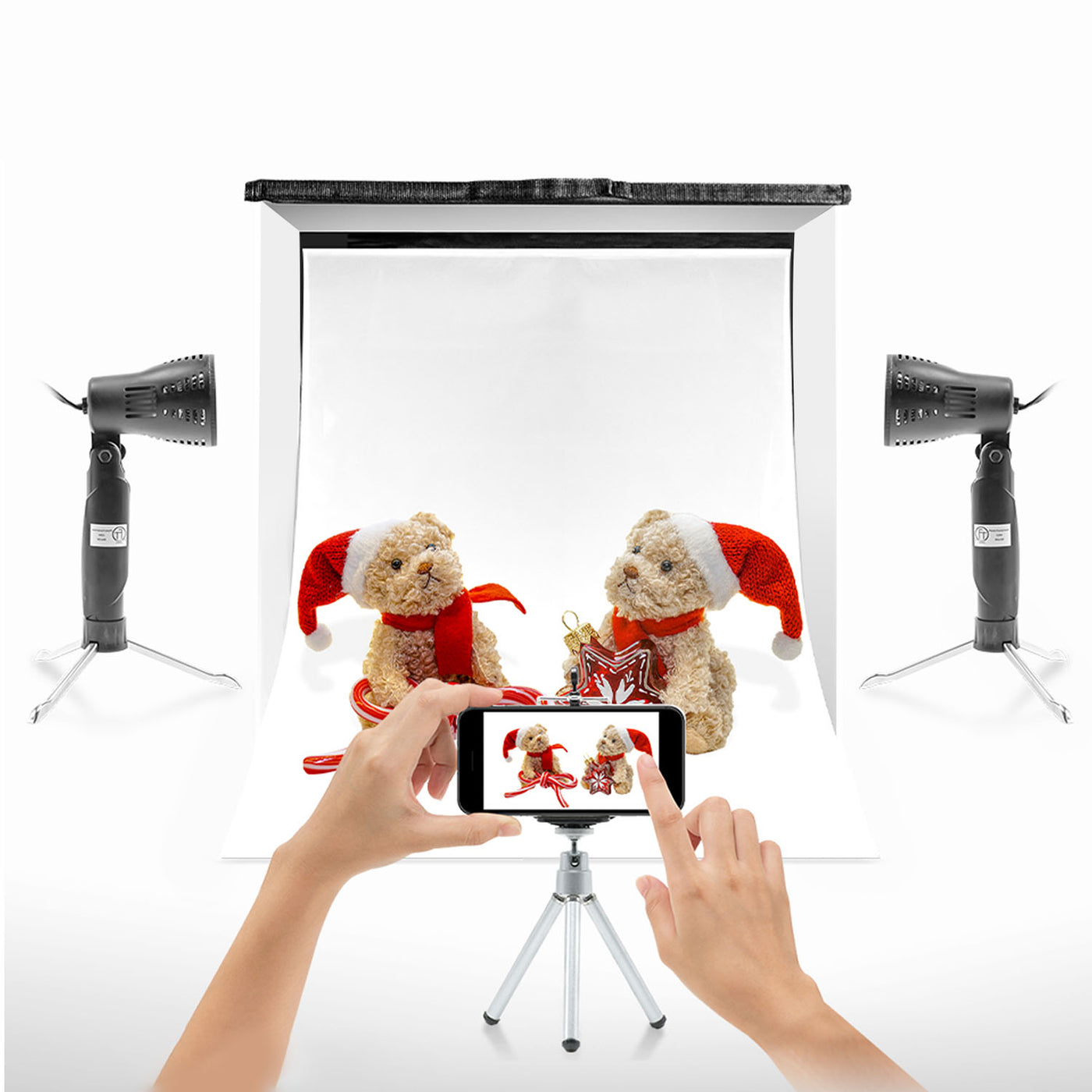 Trousse De Tente Photo - JIE - Mini Studio Photo - Éclairage LED